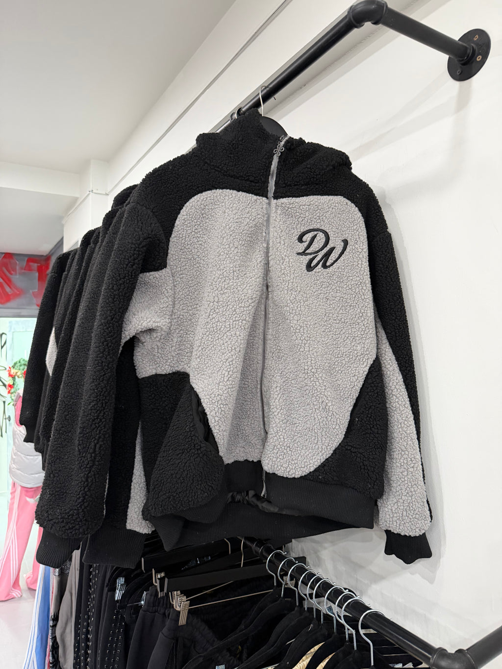 DW Wool Zip Hoodie (Grey)