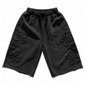 DW Studded Crest Shorts (Black)