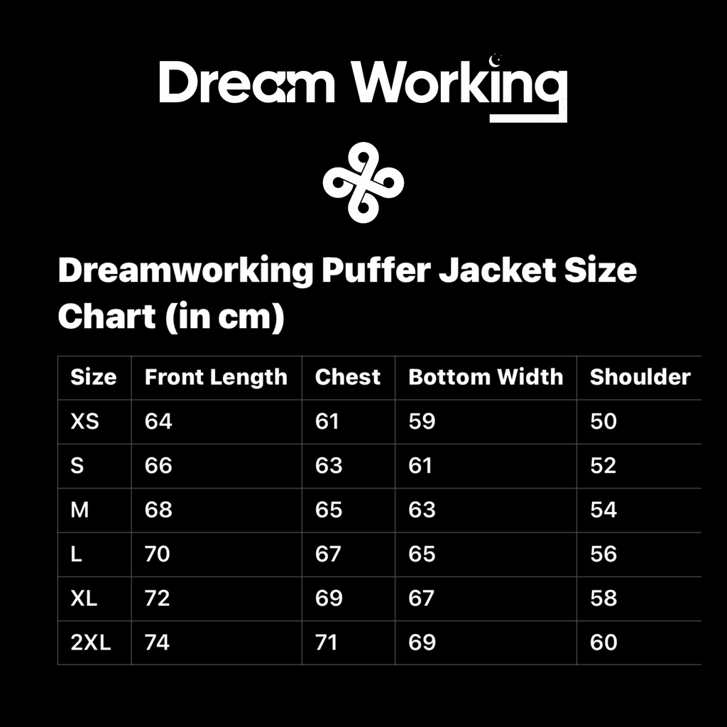 Dream Working Cloud Puffer Jacket  Black