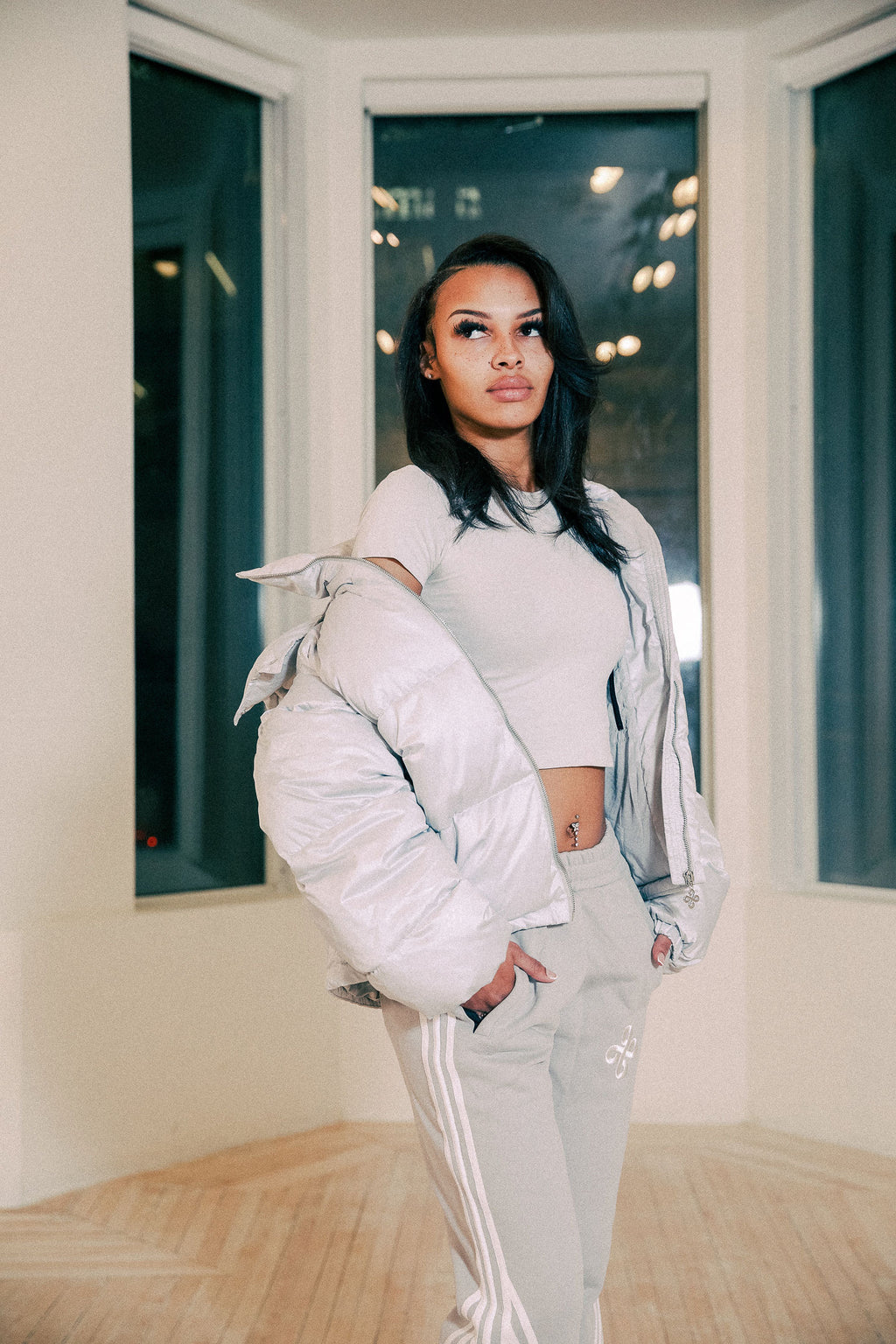 Dream Working Cloud Puffer Jacket  Icy