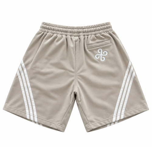 Dream Weave Shorts (Grey & White)