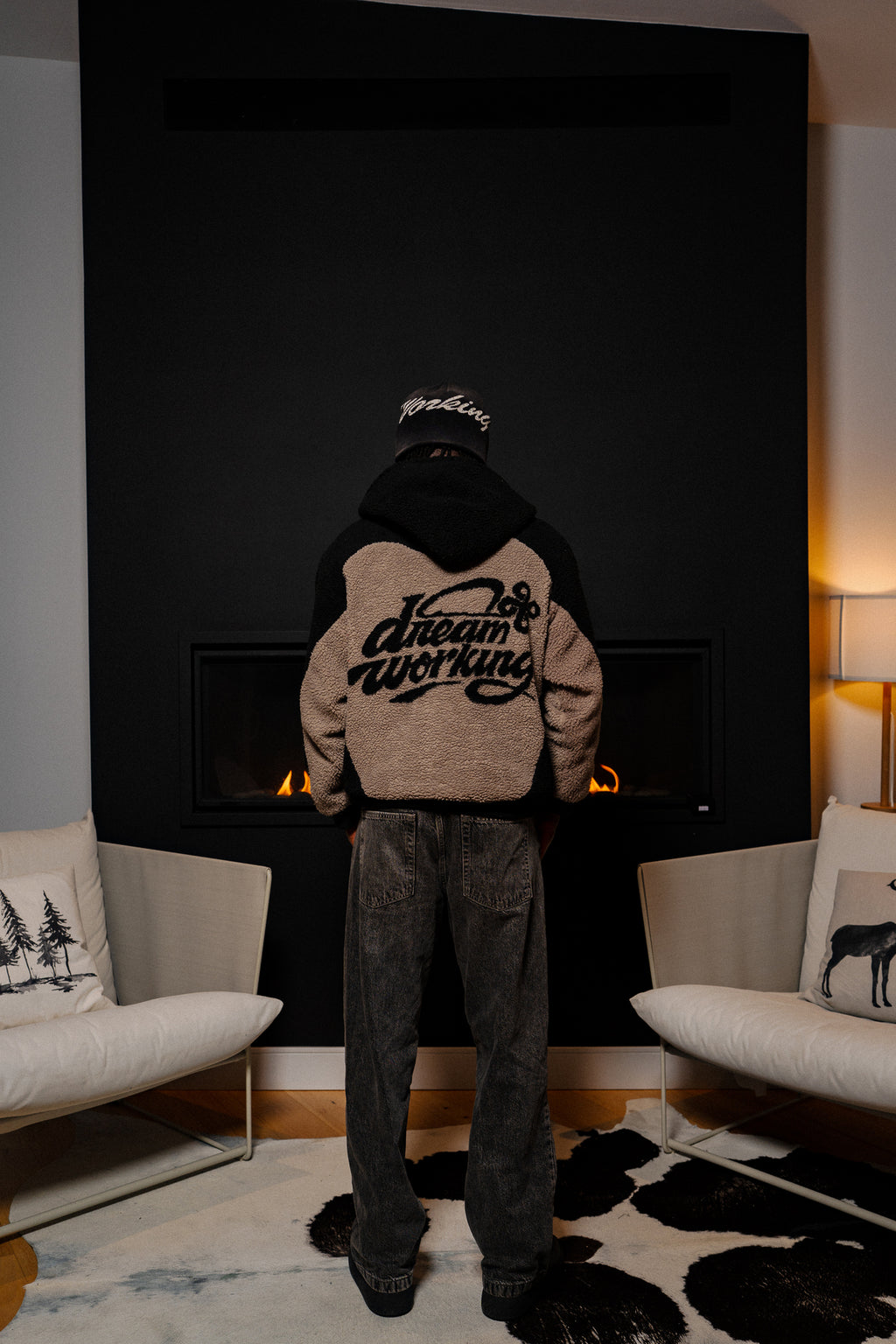 DW Wool Zip Hoodie (Brown)