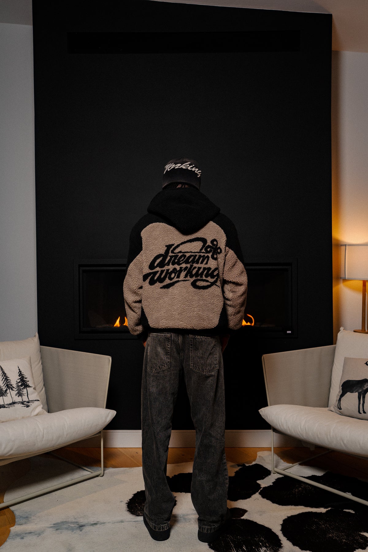 DW Wool Zip Hoodie (Brown)