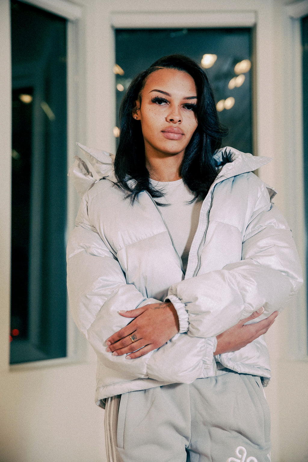 Dream Working Cloud Puffer Jacket  Icy