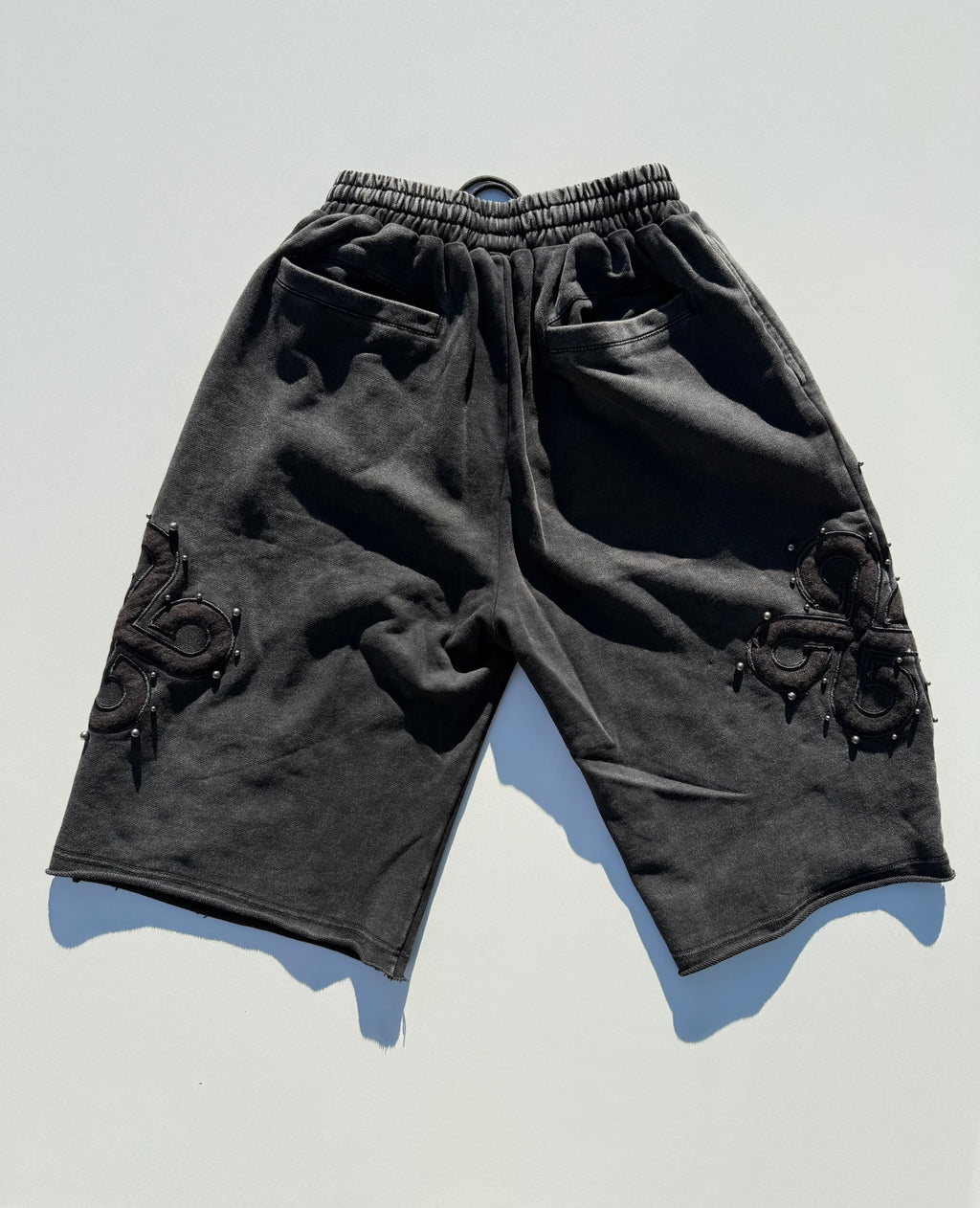 DW Studded Crest Shorts (Black)