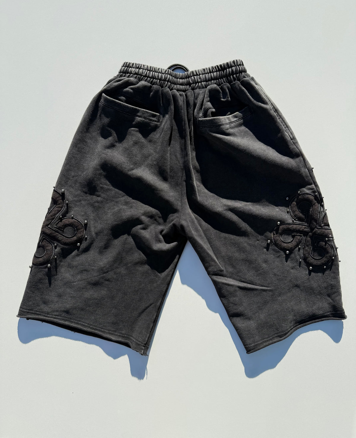 DW Studded Crest Shorts (Black)