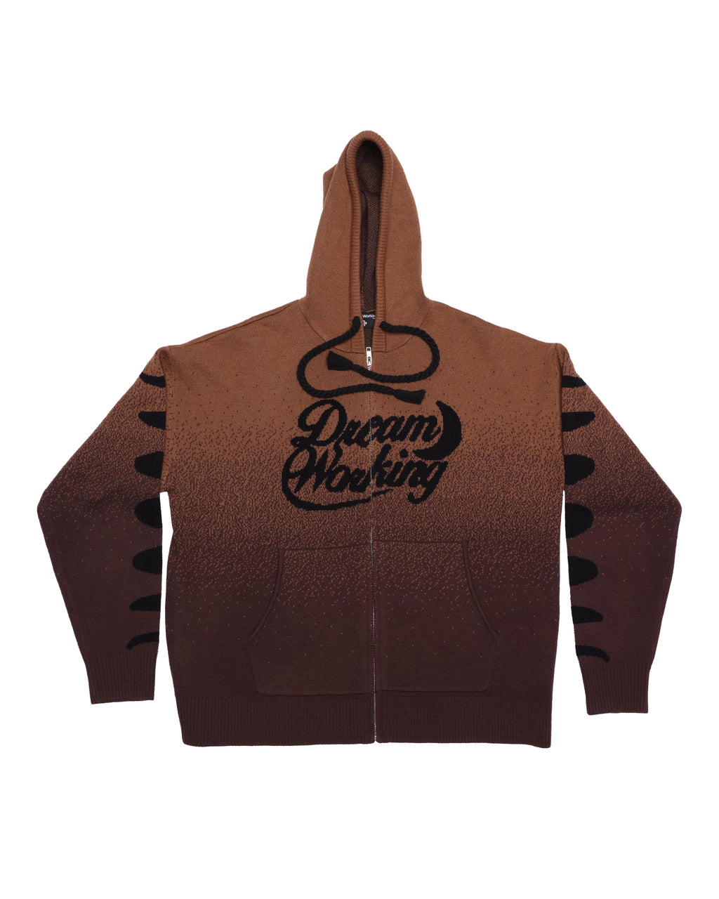 DW Knitted Hoodie (Brown)