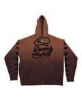 DW Knitted Hoodie (Brown)
