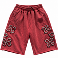 DW Studded Crest Shorts (Red)