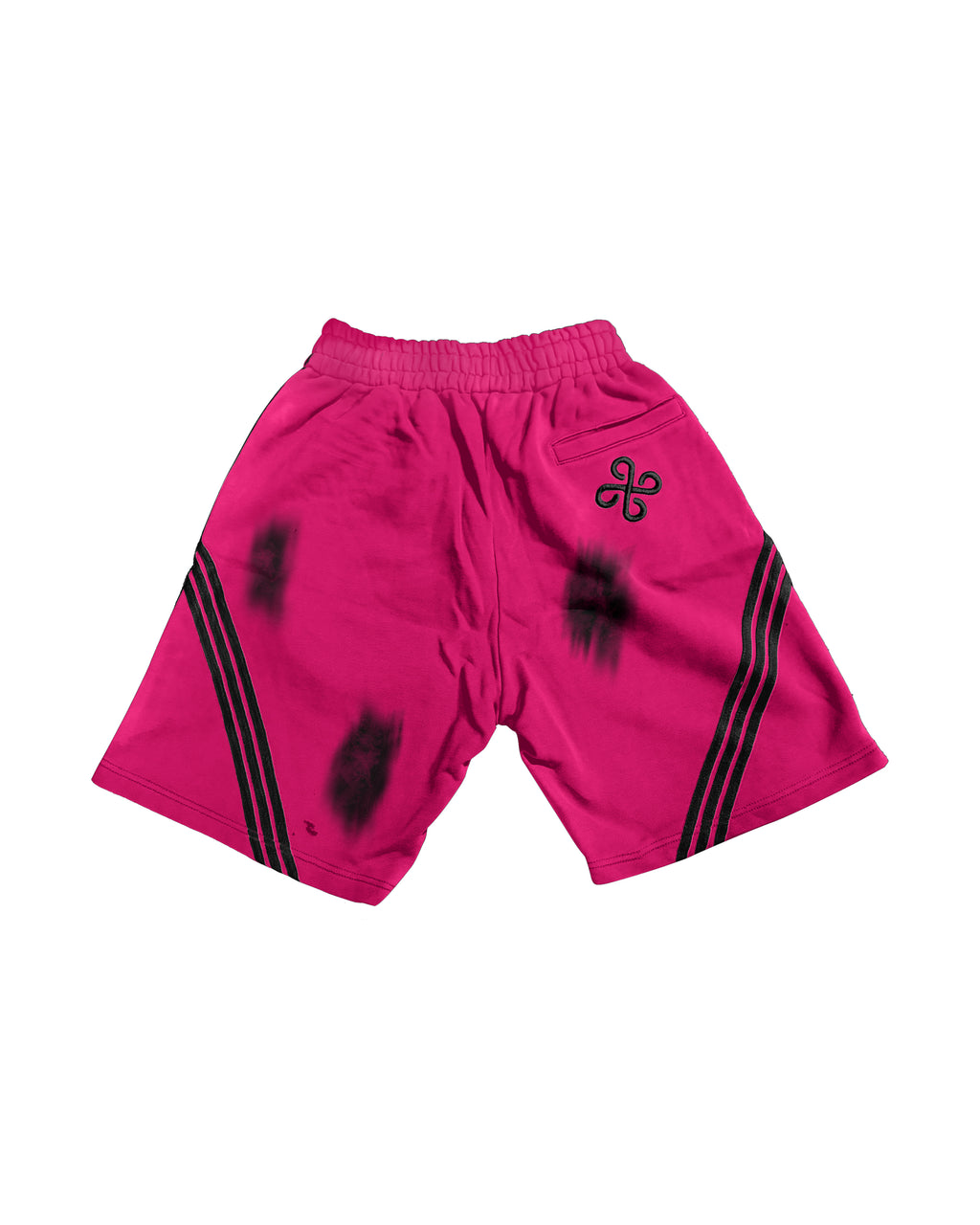 Dream Weave Shorts (Pink/Black Wash)