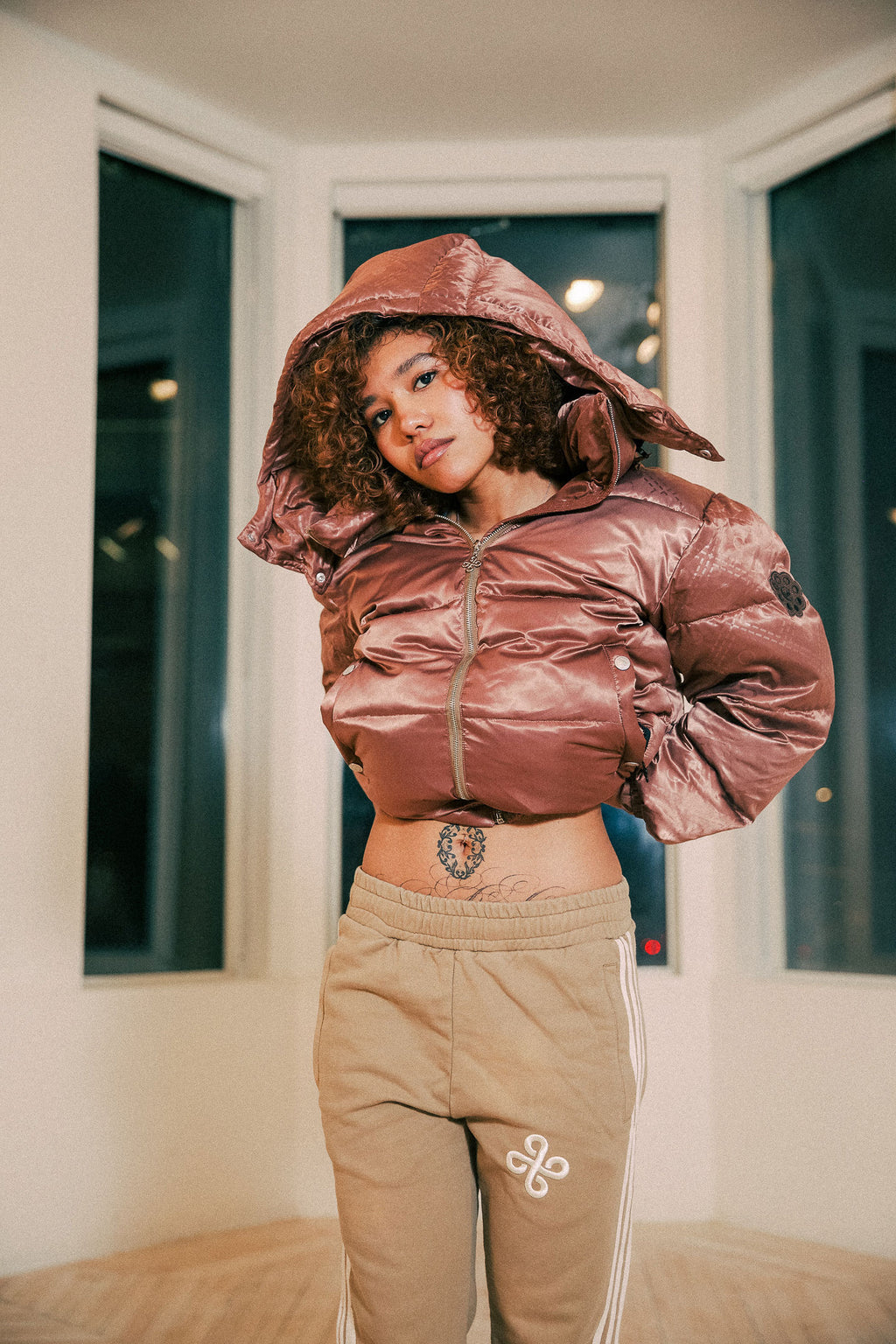 Dream Working Cloud Puffer Jacket  Bronze