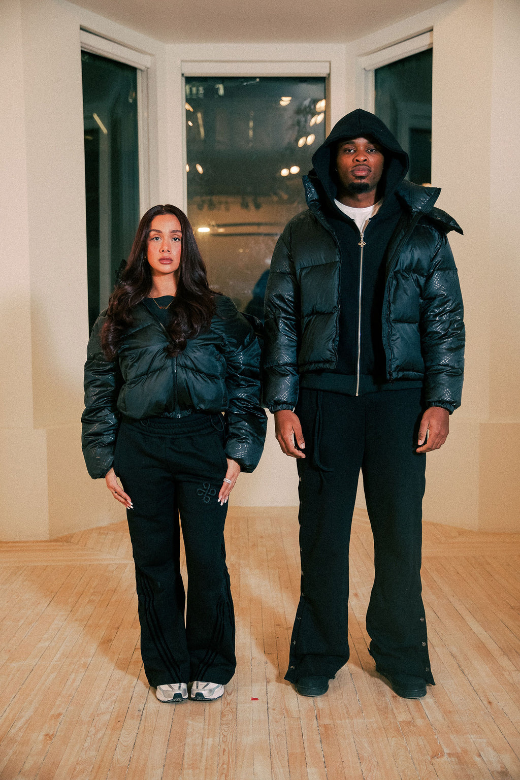 Dream Working Cloud Puffer Jacket  Black