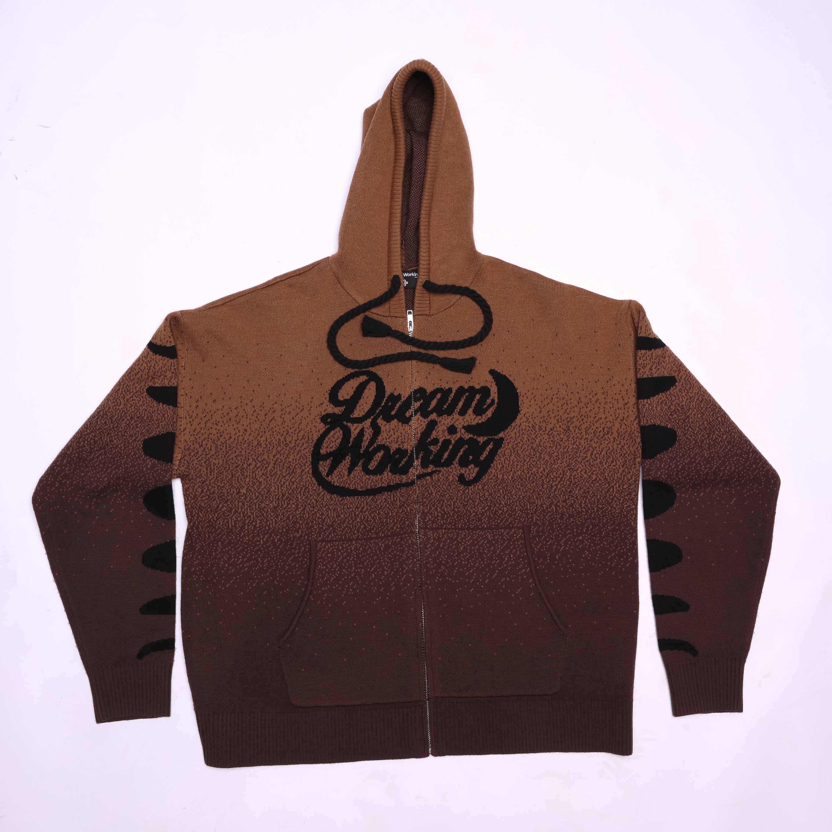 DW Knitted Hoodie (Brown)