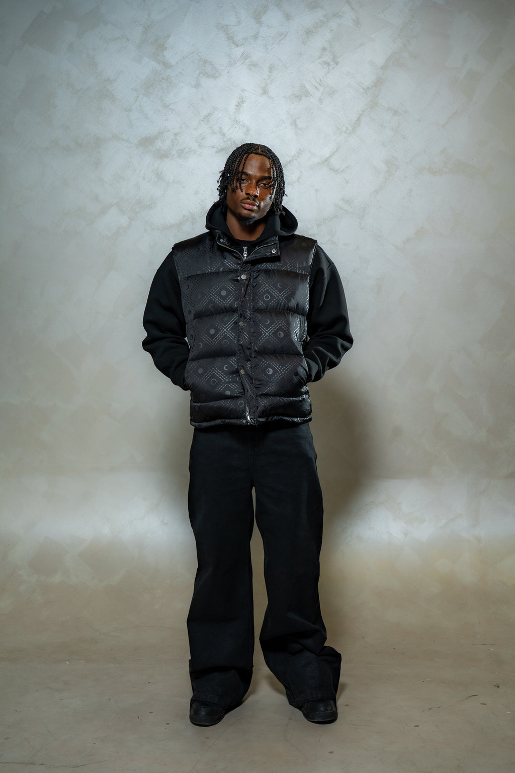 Dream Working Cloud Puffer Vest (Black)