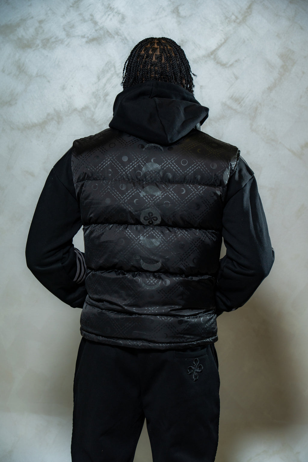 Dream Working Cloud Puffer Vest (Black)