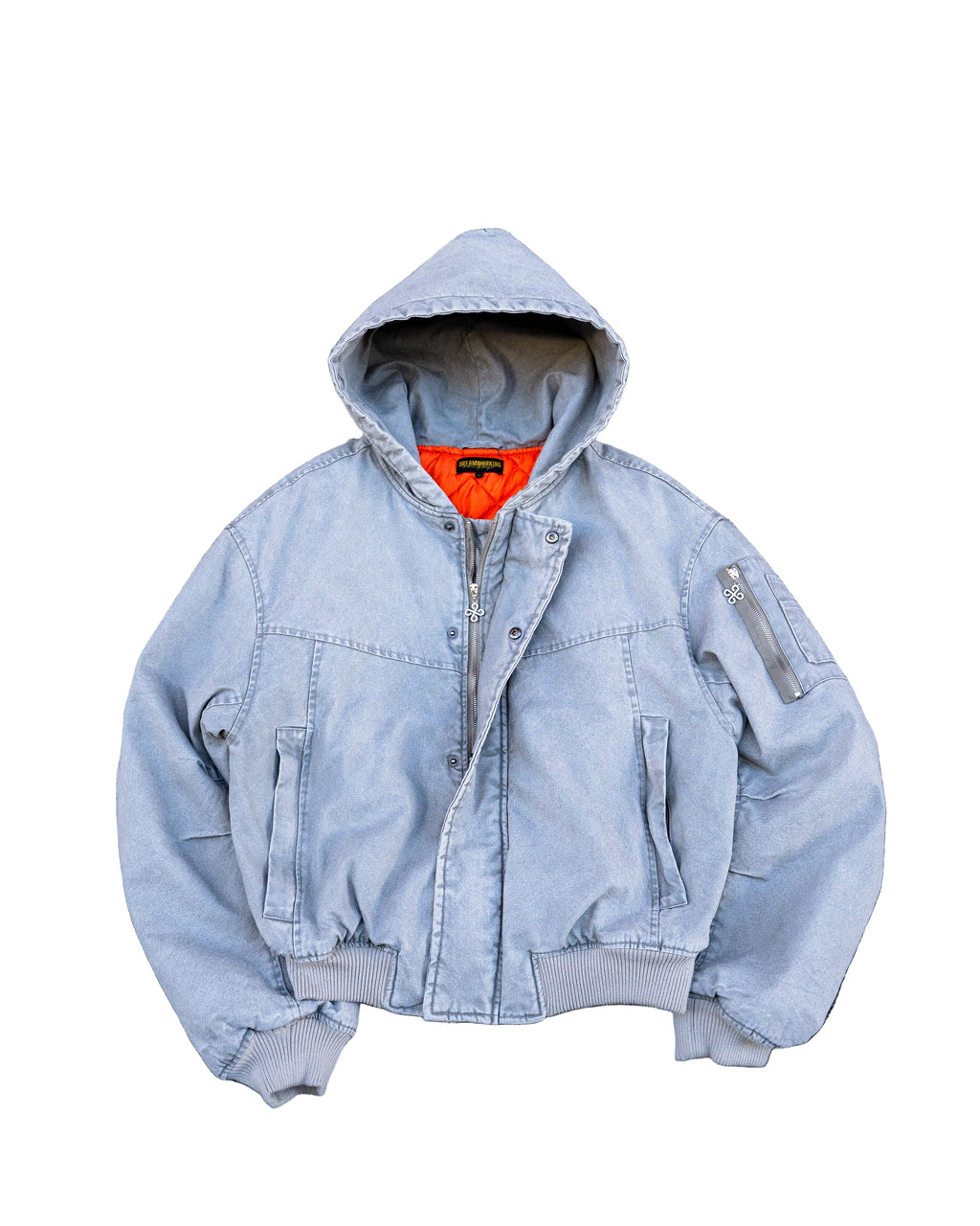 DW Bomber Jacket ( Light Grey Wash)